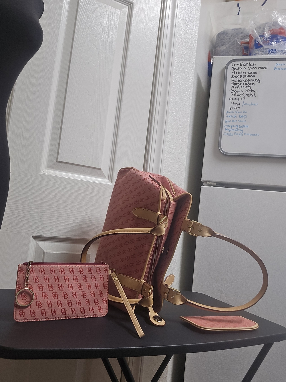 Red 3pc Dooney & Bourke Satchel